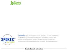 Tablet Screenshot of freshbikescycling.com